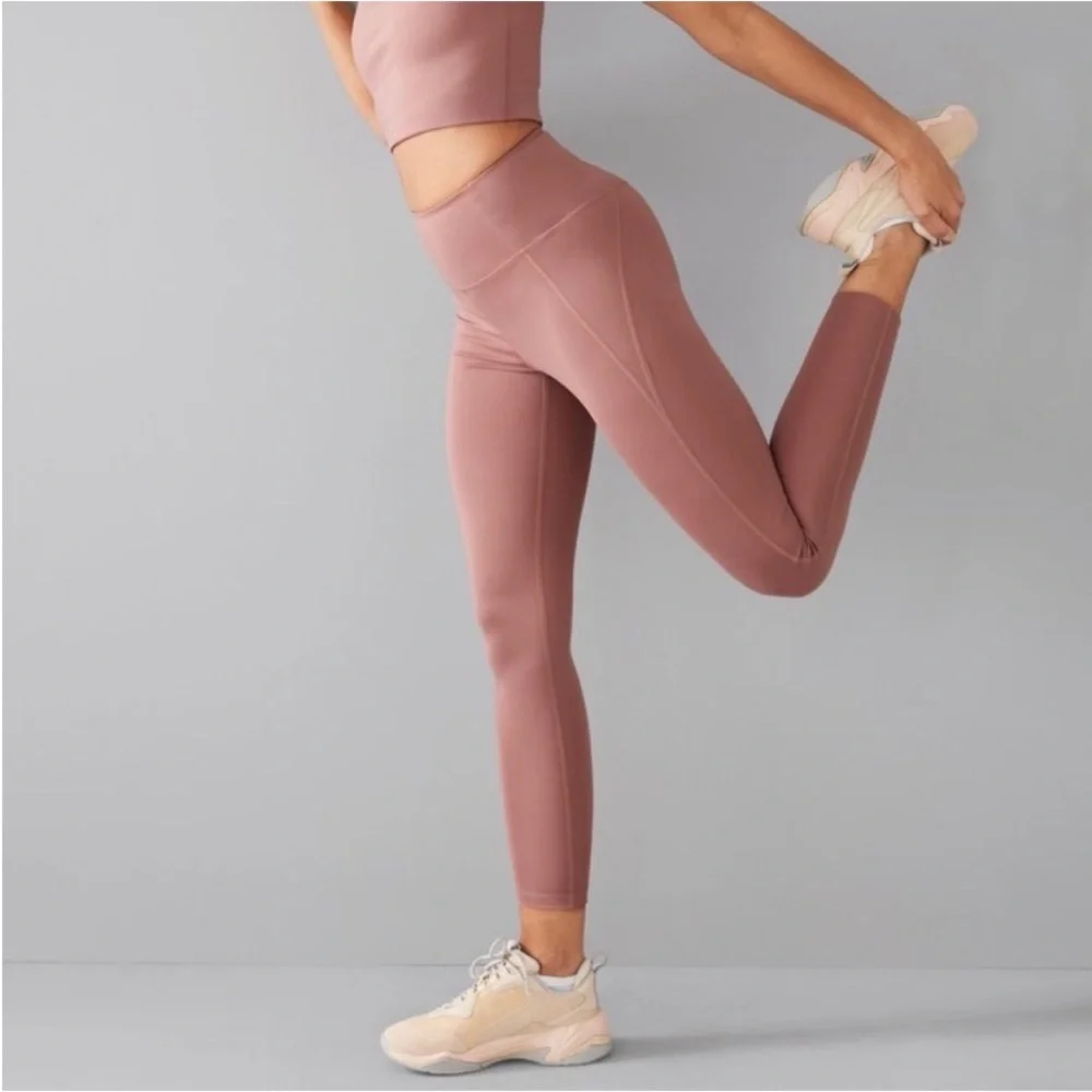 GIRLFRIEND COLLECTIVE Mauve Leggings‎